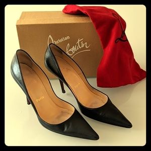 Christian Louboutin Black Leather Pumps 11/41
